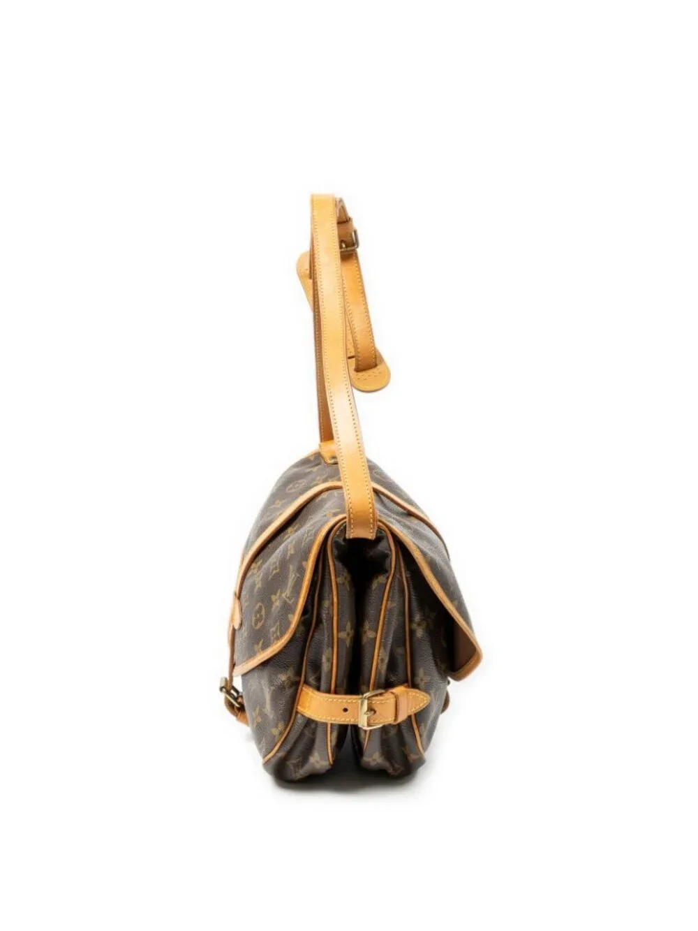 Louis Vuitton Saumur Brown Monogram Canvas Crossbody